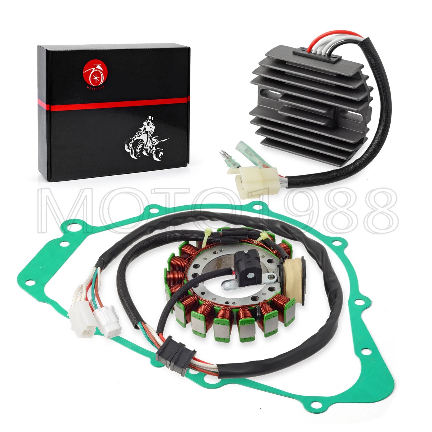 Stator & Regulator Rectifier w/ Gasket for Yamaha Grizzly 600 (1998)
