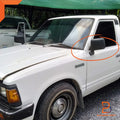Black Side View Door Wing Mirrors for Nissan 720 Ute (1980-1986)