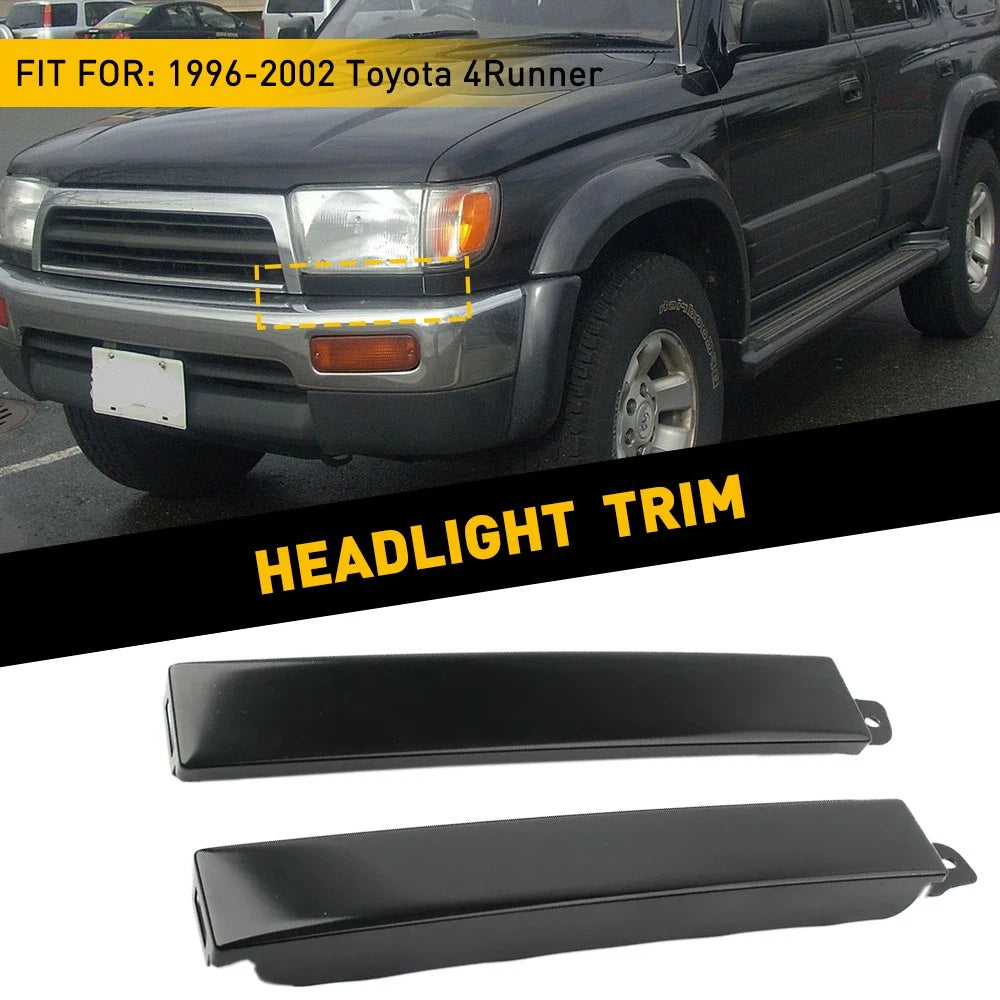 Headlight Molding Trim Lower Filler Pair for Toyota 4Runner (1996–2002)