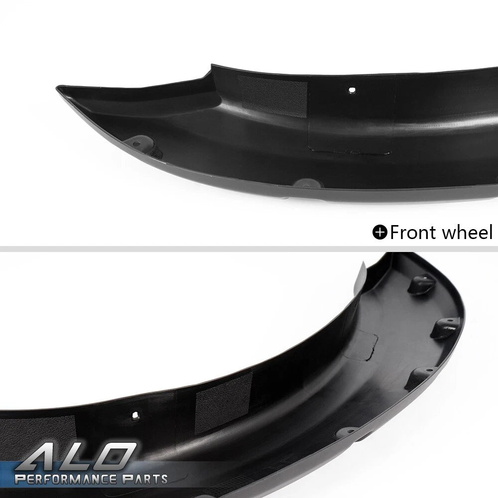 Set of 4 Rivet Pocket Style Fender Flares for Ford F250 F350 Super Duty