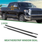 2pcs Front Left & Right Weatherstrip Window Seal No.681600C020 for Toyota