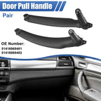 Pair Interior Door Handle Left Right Side Pull Handle BMW X5 (2007-2013)