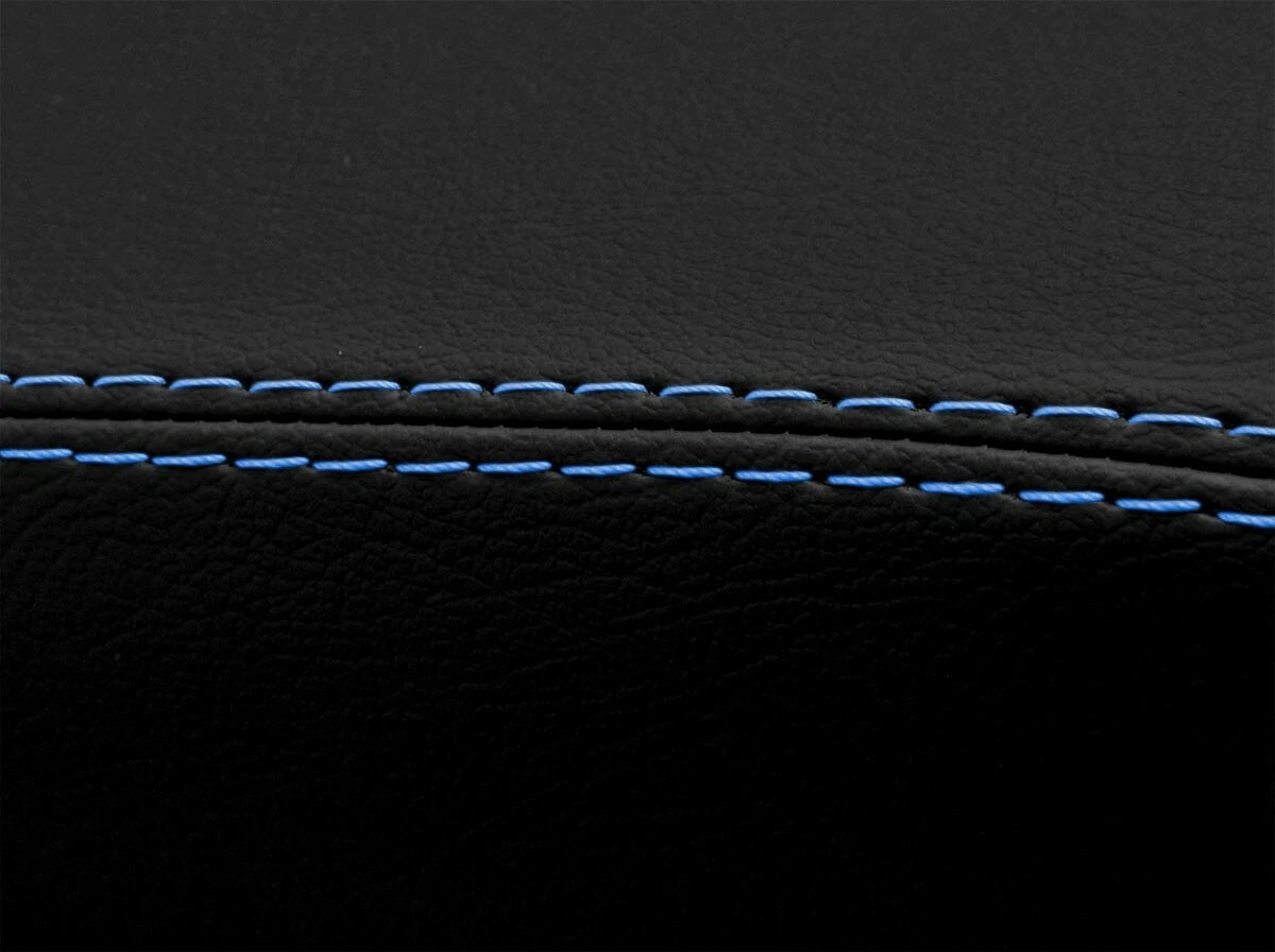 Leather Console Lid Armrest Cover for Lexus SC300 SC400 (1992–2000) Blue Stitch