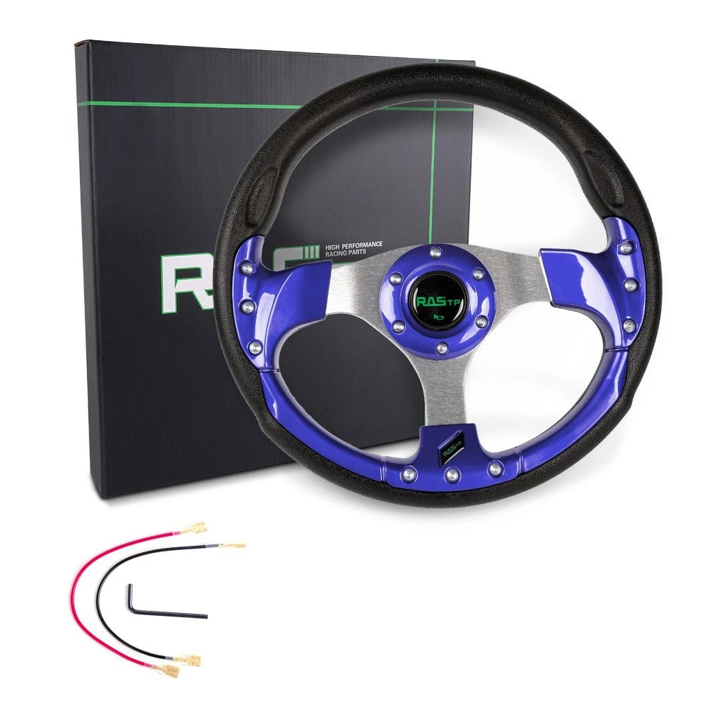 12.5 Inch Steering Wheel for Yamaha EZGO RXV & TXT Club Car Black