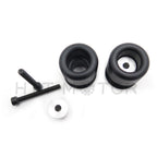 Black Swingarm Spools 6mm for Yamaha FZ-1 FZ6 FZ8 FZS1000 FZS600 R1