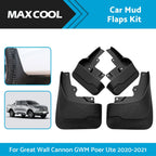 Mud Flaps Kit for Great Wall Cannon GWM Poer Ute 2020–2022