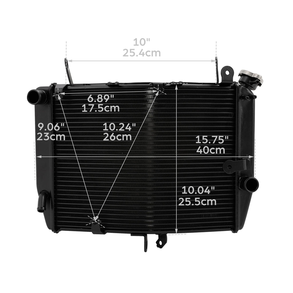 Engine Cooler Radiator for Yamaha YZF-R6 (2003–2004, 2006–2010)