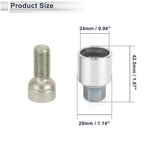 Type M Wheel Lock Lugnut with Bolt Kit Nut Removal Key for Audi A4L A5 (2013–2020)