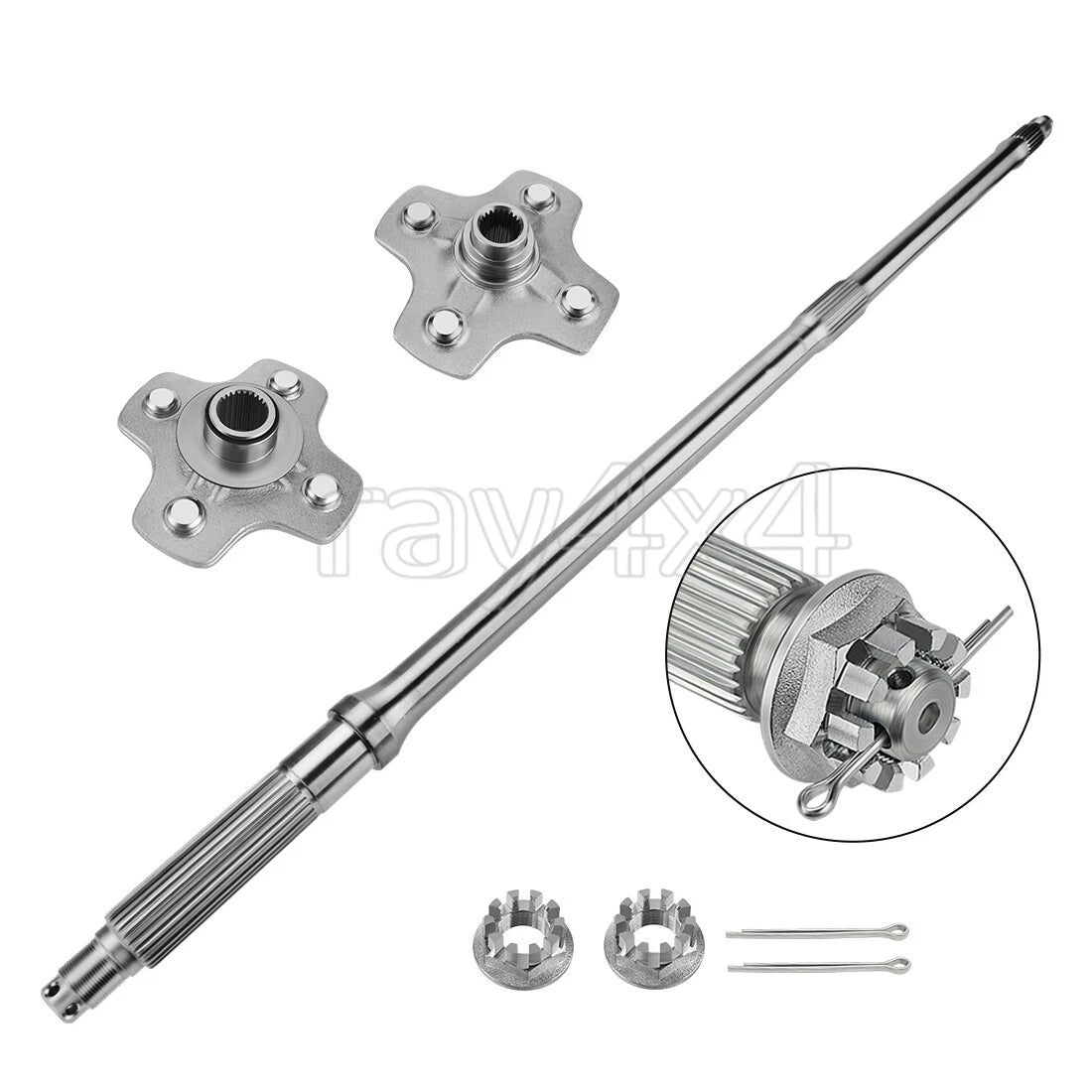 Rear Axle Shaft Wheel Hub for Honda Rubicon 500 TRX500FA FGA FPA (2001–2011)