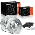 Front Drilled Brake Rotors & Pads for Chevy Impala Buick LaCrosse (2006–2020)