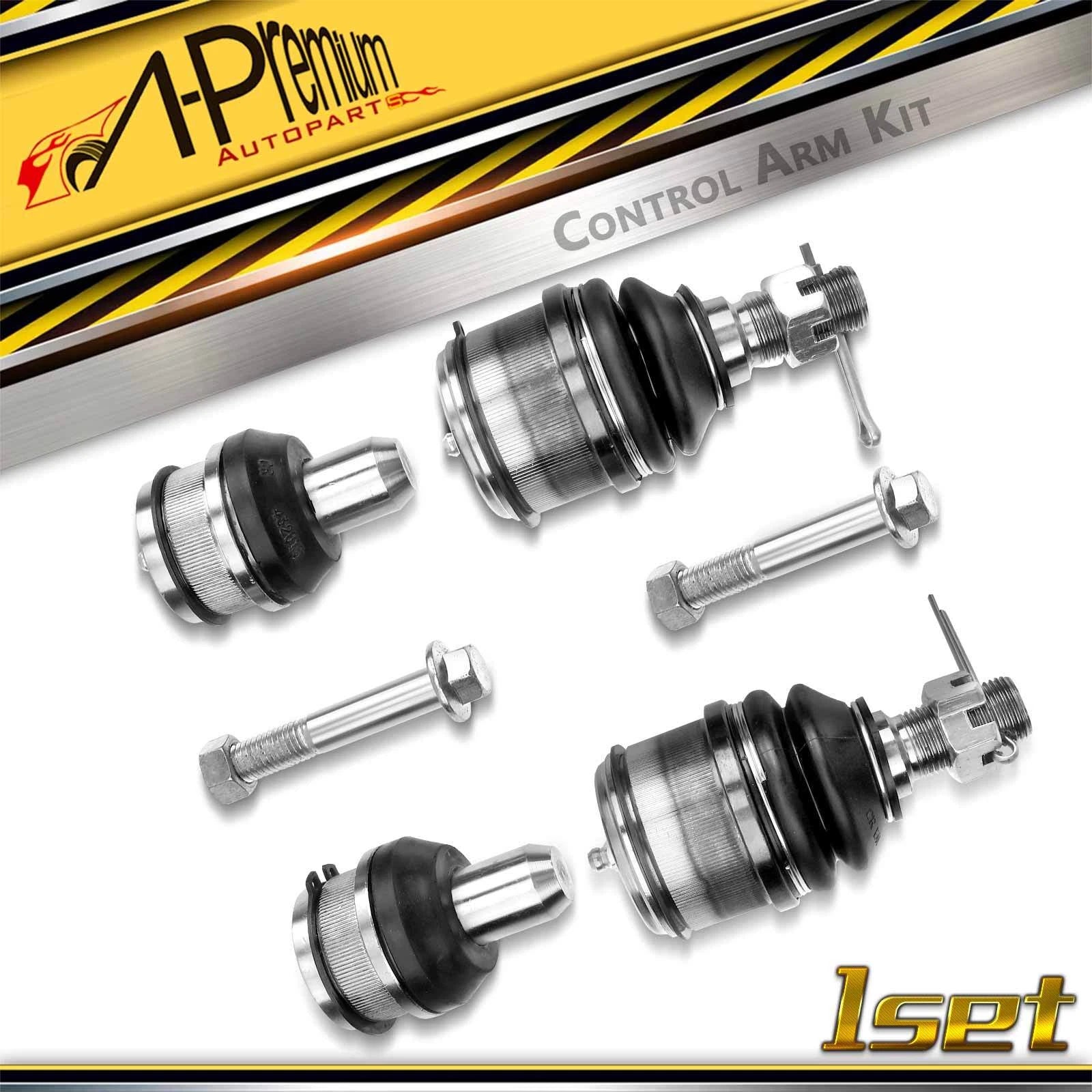 Set of 4 Front Upper & Lower Ball Joints for Ford F-250 (1999)