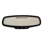 Brushed Stainless Oval Rear View Mirror Trim w/'Camaro' for 2010-2014 Camaro SS