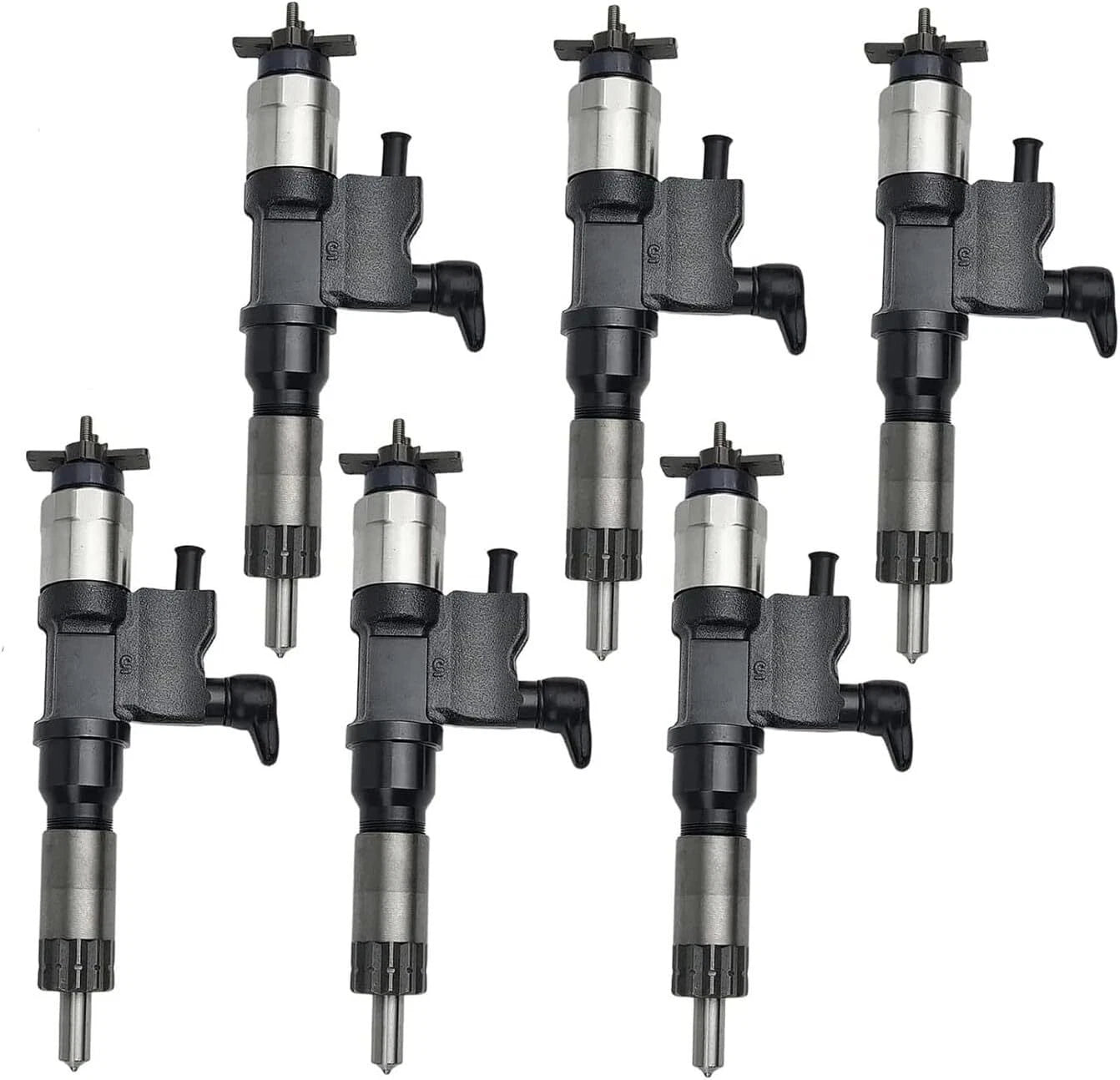 6X Fuel Injector 095000-6363 8-97609788-6 for Isuzu 4HK1 6HK1 (2000–2023)