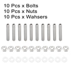 10 x Exhaust Manifold Bolt Studs for Honda Acura B C D F H K Series Engines