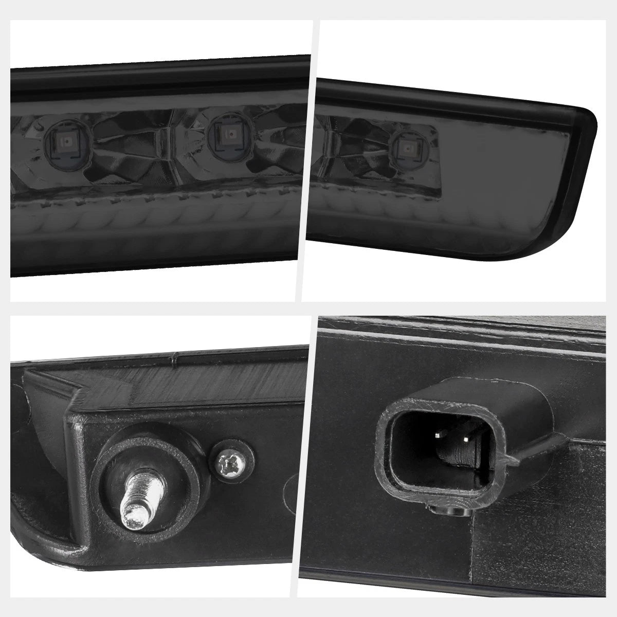 Full LED Third Tail Brake Light for Nissan Rogue (2014–2019) - Smoked