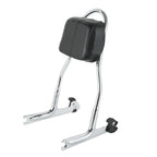 Chrome Detachable Sissy Bar Backrest for Harley Softail Fat Boy (2000-2017)