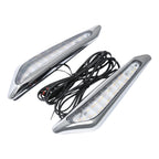2X Front Brake Fork Mounted LED Amber Lights for Honda Goldwing GL1800 (2018–2025)