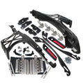 Saddlebag Hardware Kit for Harley FLHR (2014–Present) - Matte Black Latch Hinge