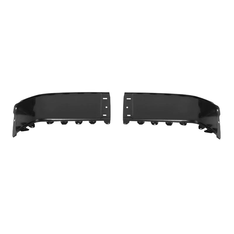 Set of 2 Black Rear Bumper Ends for Chevy Silverado 1500 (2007–2013)