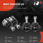 Front Upper & Lower Ball Joint Set for Chevy Impala 1971-1976 Caprice