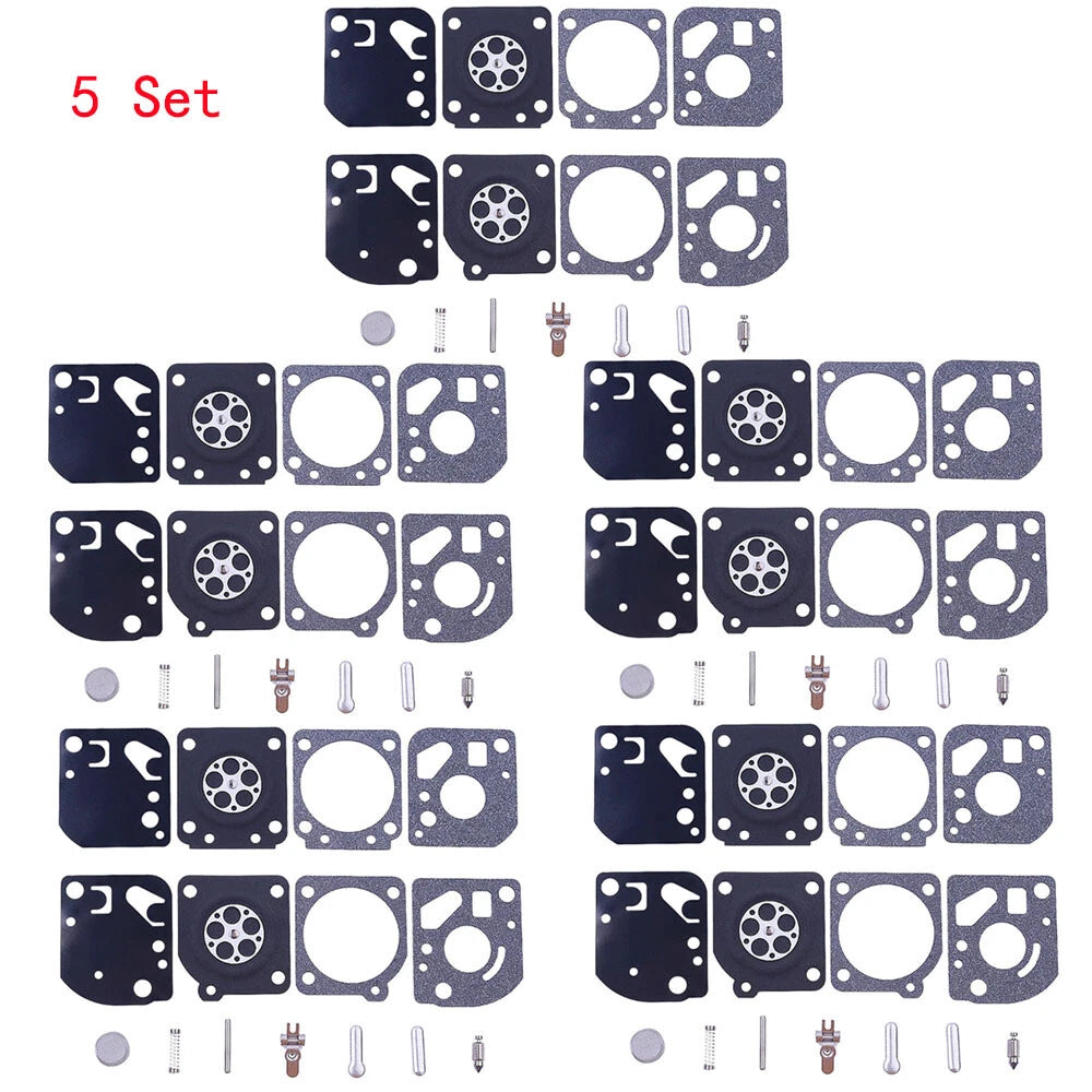 Set of 5 Carburetor Diaphragm Kit for Homelite IDC Ryobi ZAMA C1U