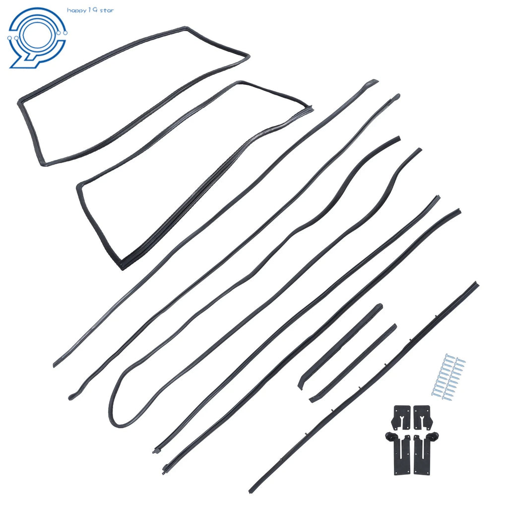 10Pcs Weatherstrip Seal Kit for Ford Mustang (1965-1966)