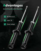 Shocks Absorbers Struts Pair for Chrysler Sebring (2007–2010) 2.7L