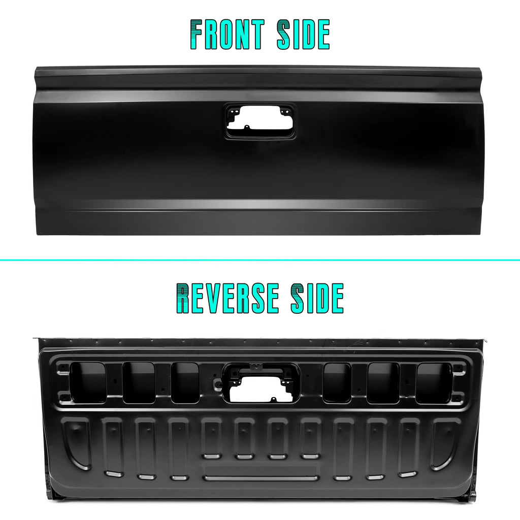 Tailgate Assembly for Chevy Silverado GMC Sierra (2014–2019) Black Steel