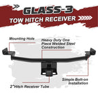Class 3 Trailer Hitch Receiver for Hyundai Tucson (2016–2021) 2"
