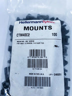 Screw Mounts .250'' for Hellermann Tyton CTM40C2 (100 Pack)