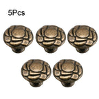 5Pcs Antique Drawer Cabinet Door Knob Pull for Jewelry Box