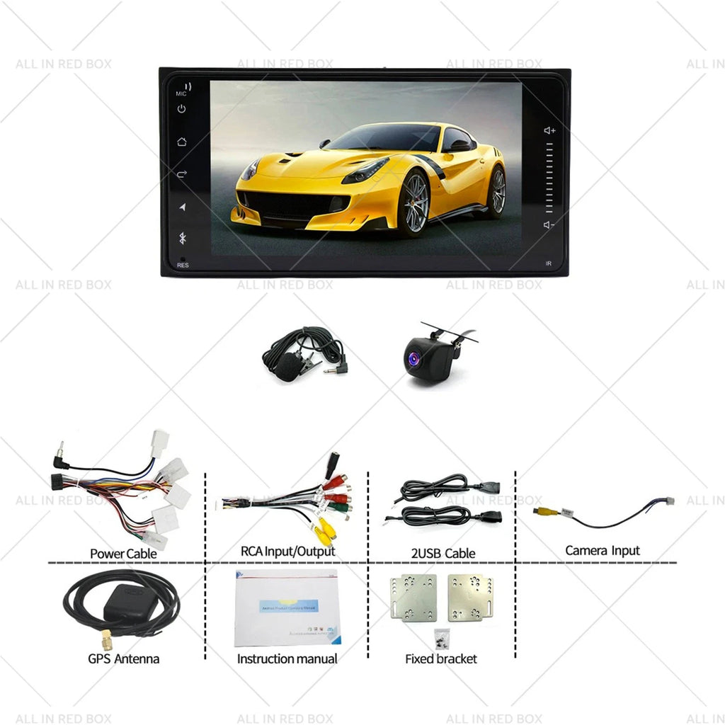 Car Stereo Radio for Toyota Hilux (2005–2014) - Apple CarPlay, Android Auto