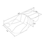 Driver Passenger Seat for Harley Electra Glide, Street Glide, Road King (2009-2023)