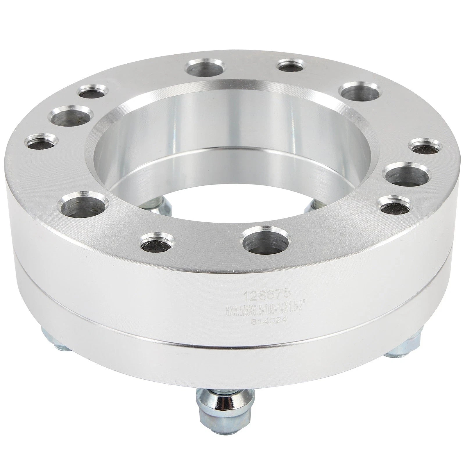 2x 2" Wheel Adapters for Chevy Ram 6 Lug to 5 Lug