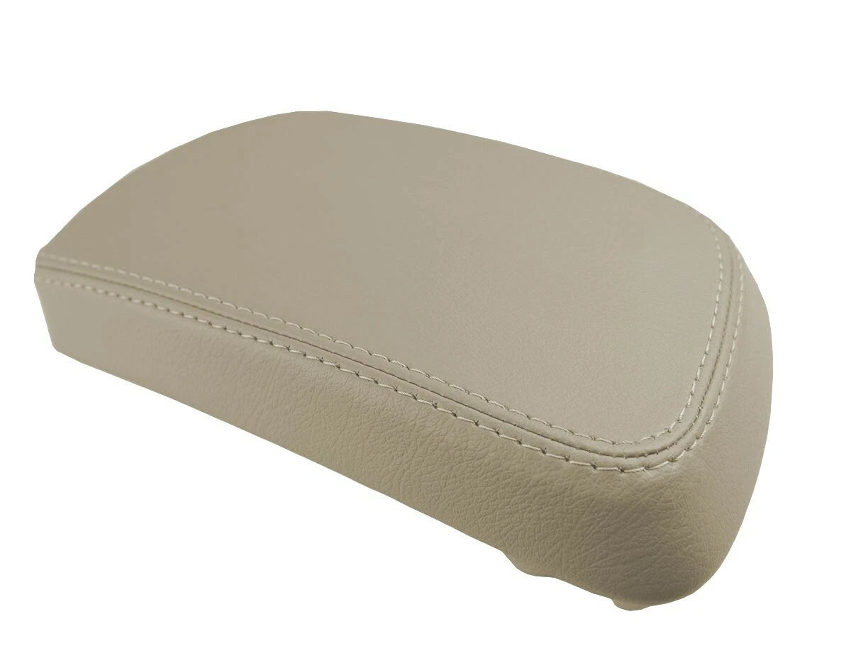 Leather Console Lid Pull Over Cover for Toyota Yaris (2008–2011) Beige