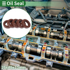 Set of 5 Oil Seal Rotary Shaft Seal FKM Rubber 25x40x10mm