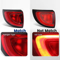 Tail Light Set for Chrysler Pacifica (2017–2020) Halogen Left+Right Pair