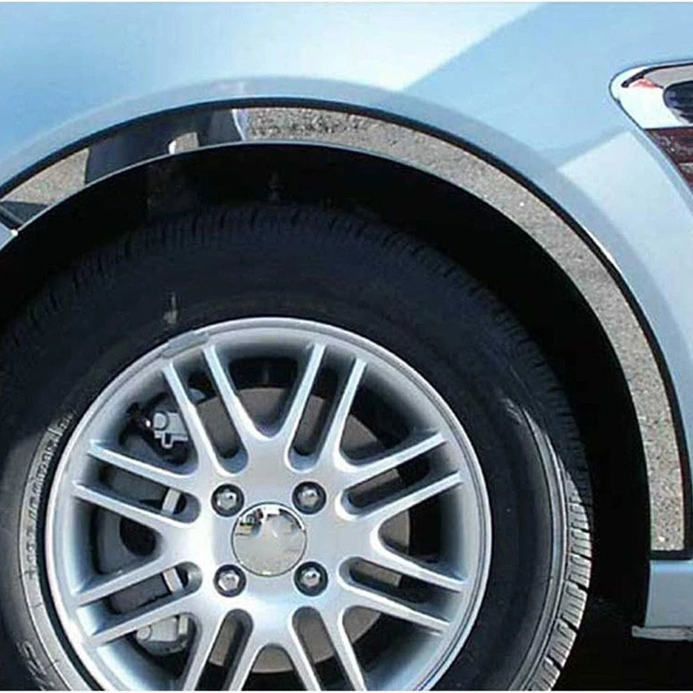 Luxury FX Chrome Fender Trim with Gasket for Ford Focus (2008–2011)