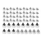 61X Engine Topper Bolt Caps Cover Chrome for Harley Twin Cam FLH (1999-2006)