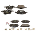 Set of 4 Textar Brake Pads with Sensor for Audi S4 (2004–2009)