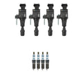 Set of 4 Ignition Coils & 4 Spark Plugs for Equinox Terrain (2010–2017)