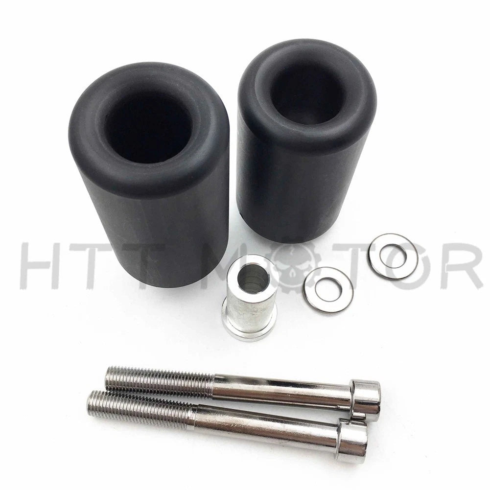 Frame Slider Crash Protector for Suzuki GSXR 1000 (2003–2004) No Cut Black