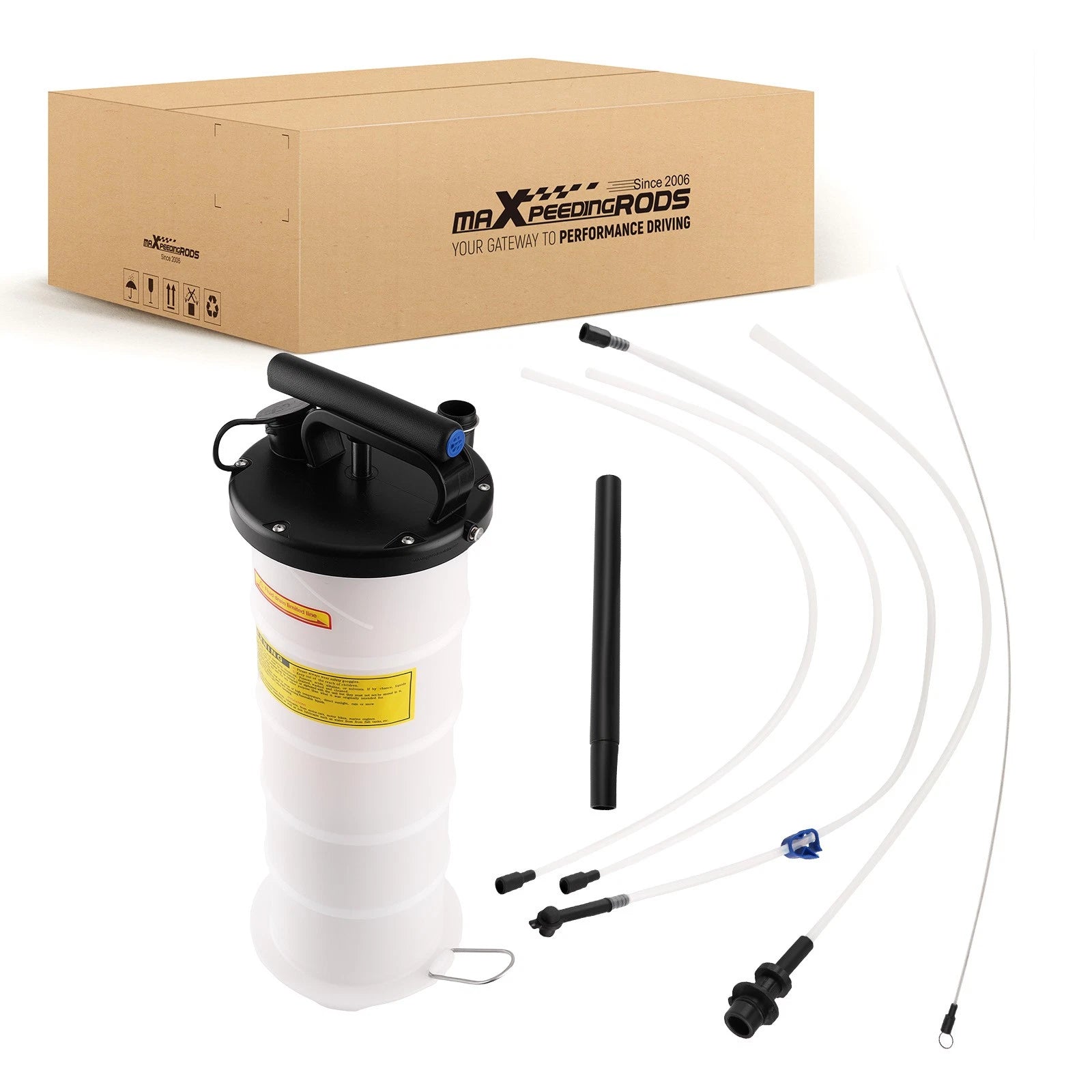 Oil Change Pump Vacuum Extractor Tool Kit for Automotive (1.74 Gal)