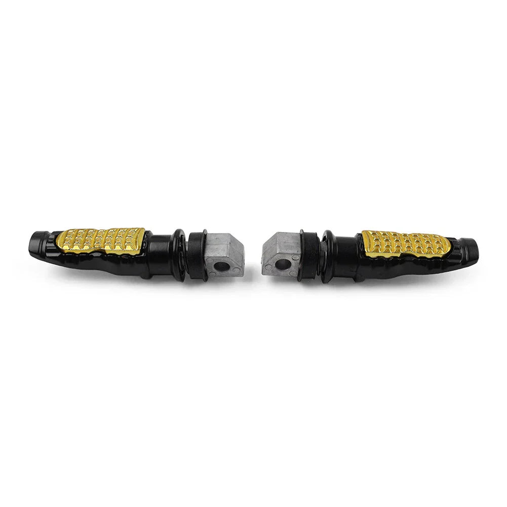 8MM Universal Gold Rear Footrest Pegs for Harley & Honda
