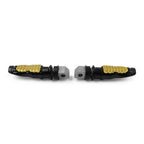 8MM Universal Gold Rear Footrest Pegs for Harley & Honda