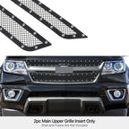 Stainless Black Mesh Rivet Grille Insert for Chevy Colorado (2015-2020)