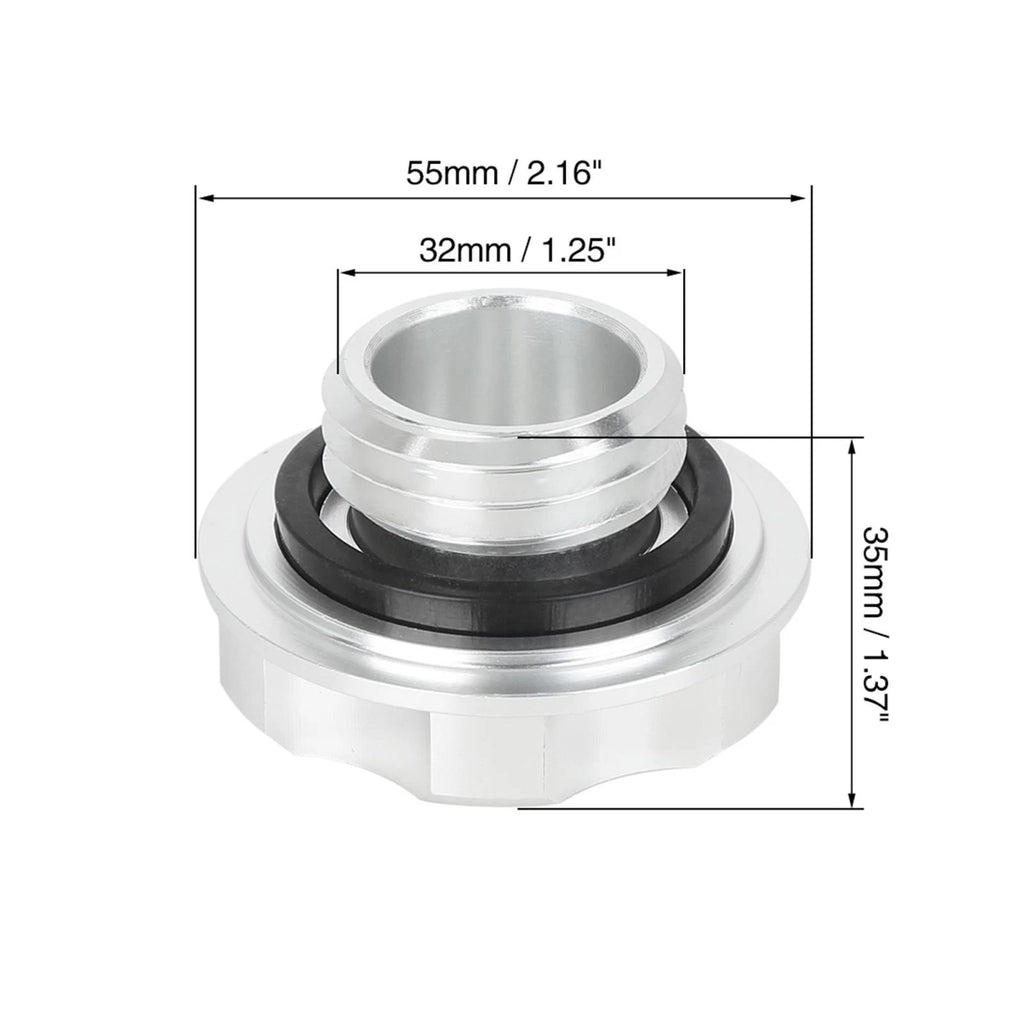 Aluminum Alloy Oil Filler Cap for Honda Civic EK EG (1996–2000)
