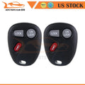 2X Key Entry Remote Fob for GMC Sierra Yukon Chevrolet Silverado (1999–2001)
