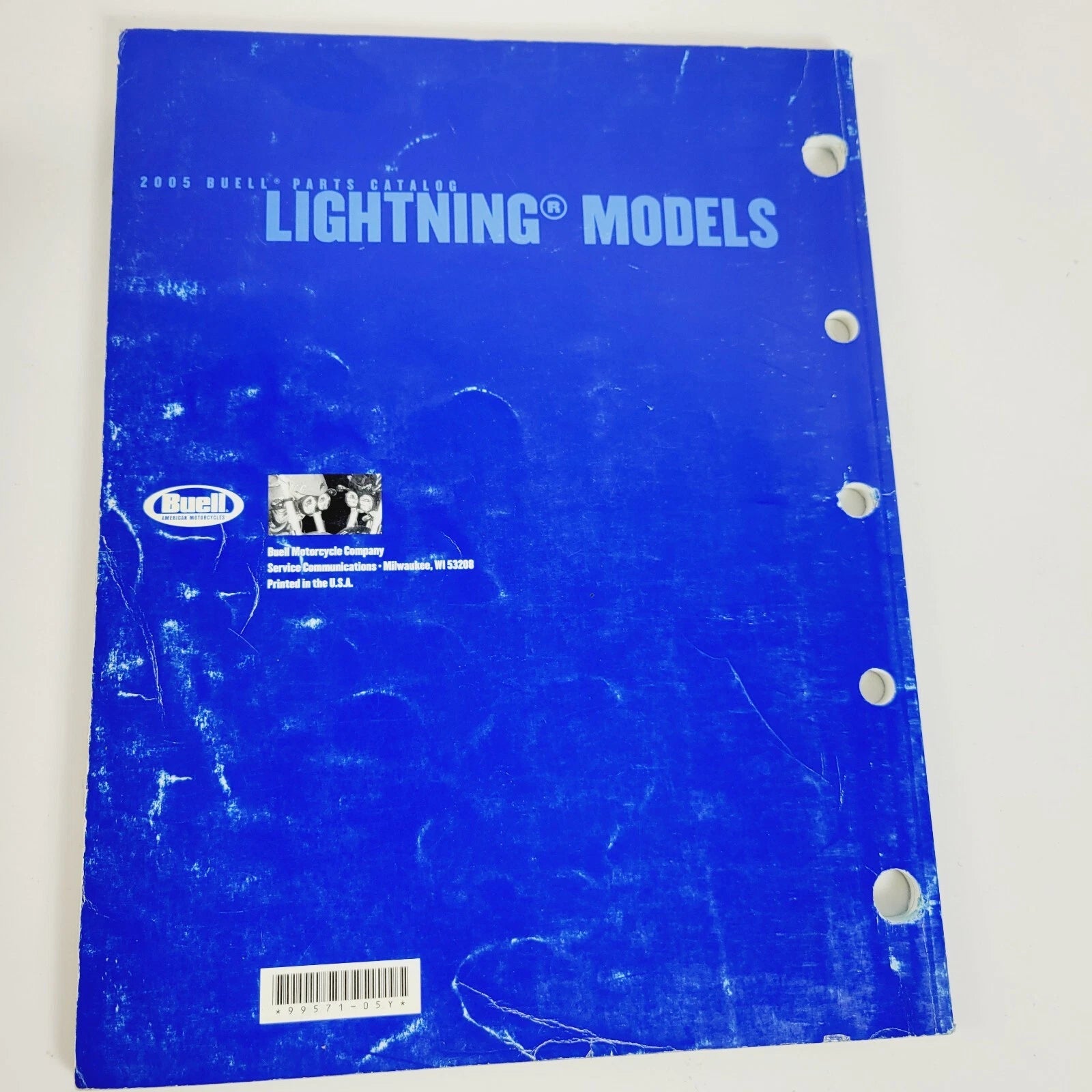 Official Factory Catalog for Buell Lightning (2005) 99571-05Y