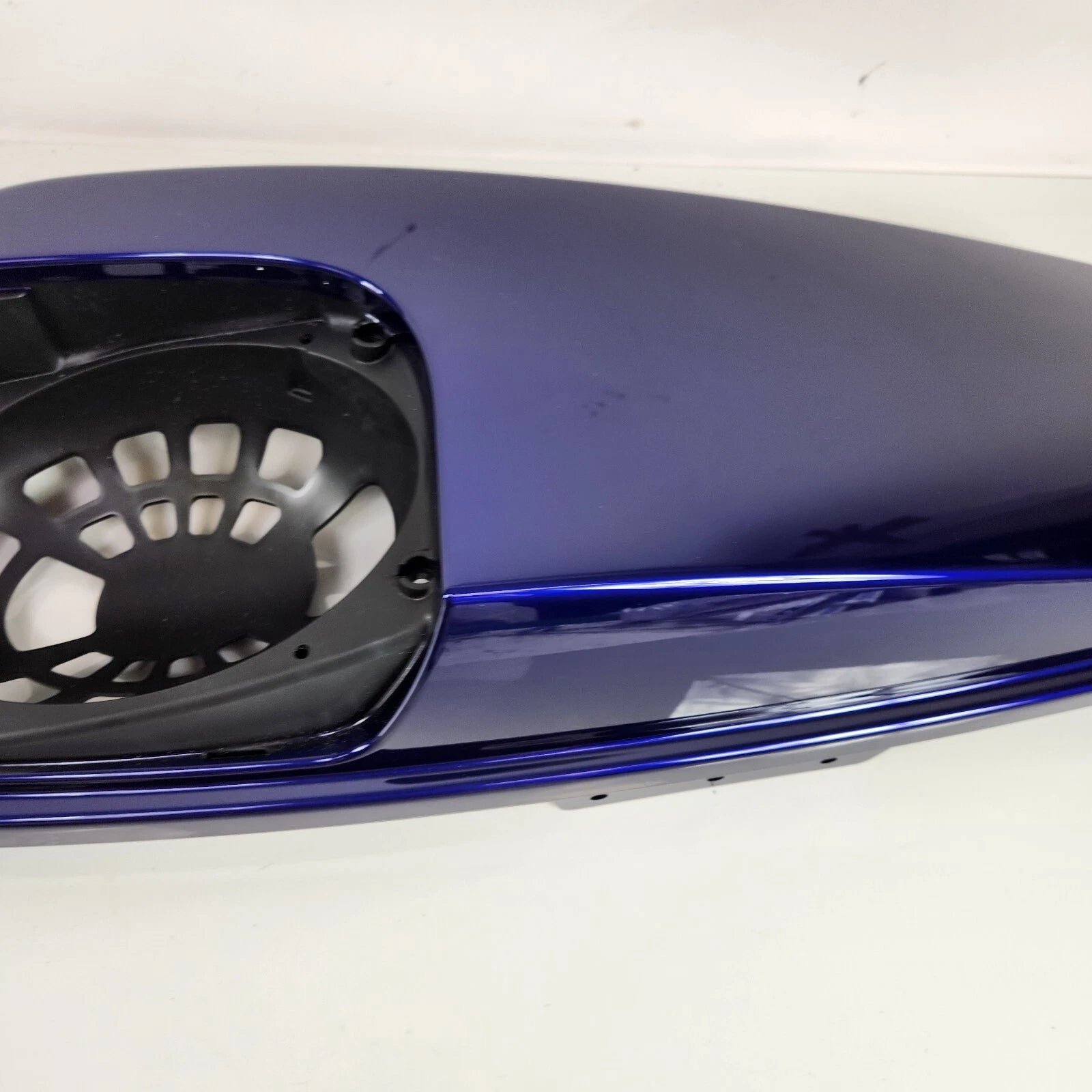 Left Saddlebag Boom Speaker Lid for Harley Touring (2014–2023) - Zephyr Blue